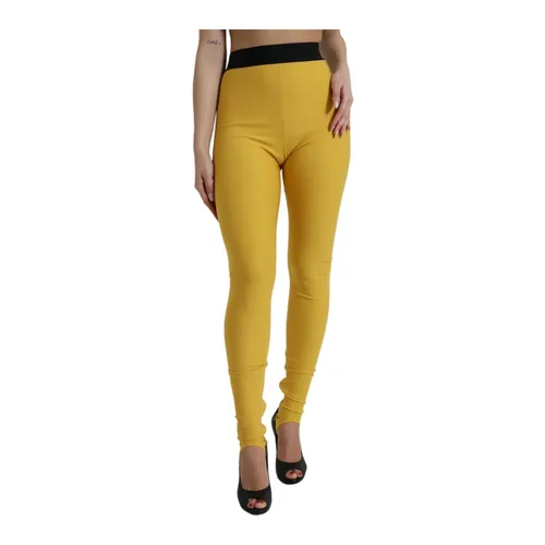 Trousers > Leggings - - Dolce & Gabbana - Modalova