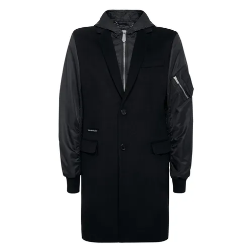 Coats > Single-Breasted Coats - - Philipp Plein - Modalova