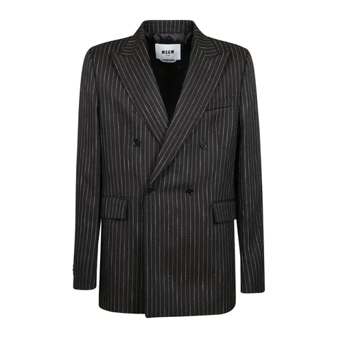 Msgm - Jackets > Blazers - Brown - Msgm - Modalova