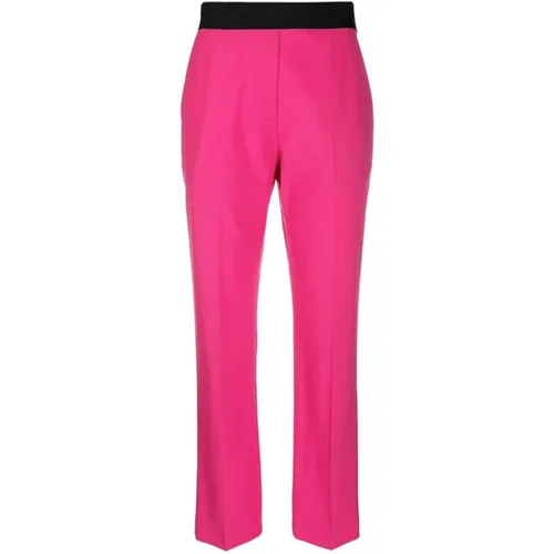 Trousers > Straight Trousers - - Msgm - Modalova