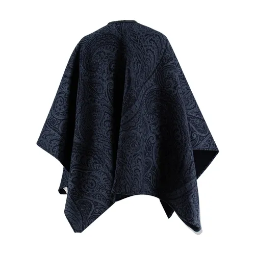 Etro - Jackets > Capes - Blue - Etro - Modalova
