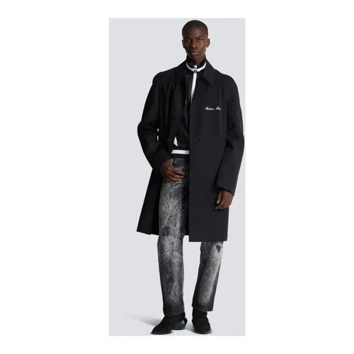 Coats > Single-Breasted Coats - - Balmain - Modalova