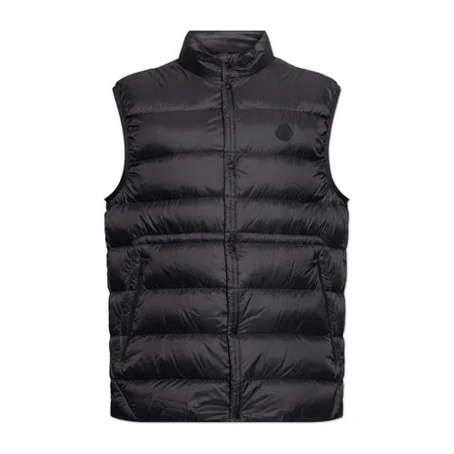 Moncler - Jackets > Vests - Black - Moncler - Modalova