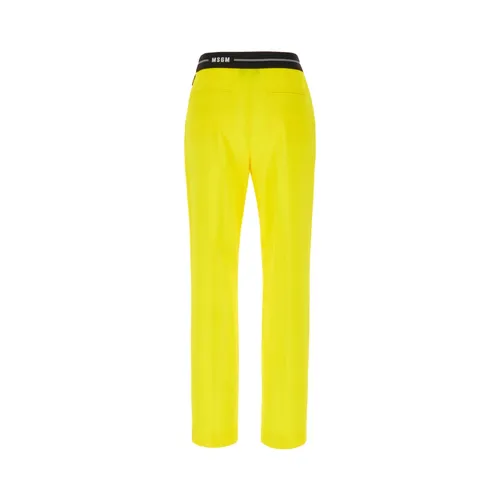 Trousers > Slim-fit Trousers - - Msgm - Modalova