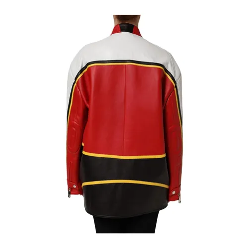 Jackets > Leather Jackets - - Dolce & Gabbana - Modalova