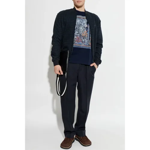 Etro - Tops > T-Shirts - Blue - Etro - Modalova