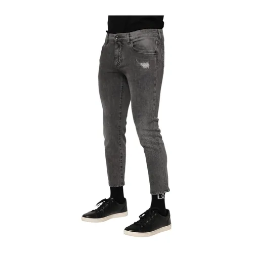 Jeans > Cropped Jeans - - Dolce & Gabbana - Modalova