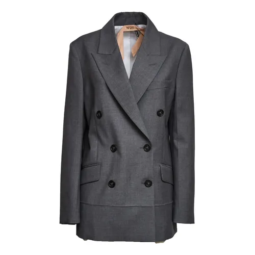 N21 - Jackets > Blazers - Gray - N21 - Modalova