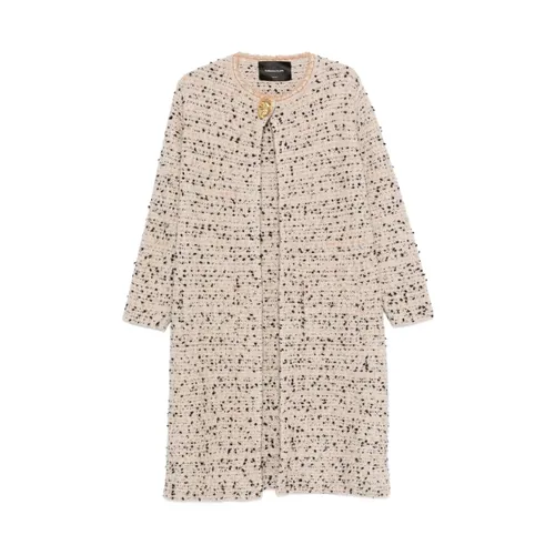 Coats > Single-Breasted Coats - - Fabiana Filippi - Modalova