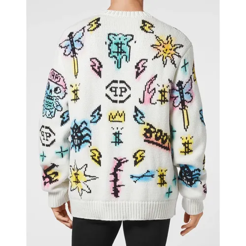 Knitwear > Round-neck Knitwear - - Philipp Plein - Modalova
