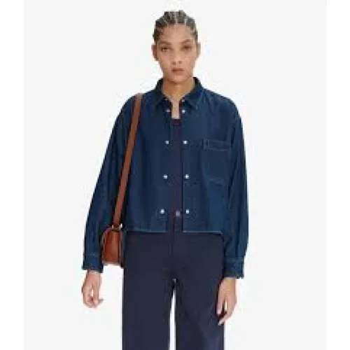 Blouses & Shirts > Denim Shirts - - A.p.c. - Modalova
