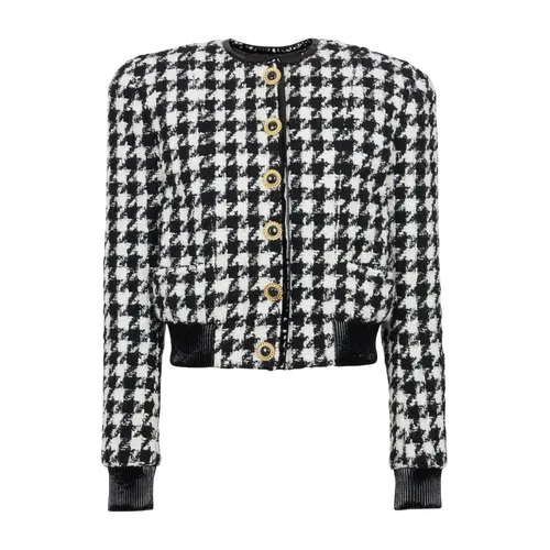 Jackets > Tweed Jackets - - Balmain - Modalova