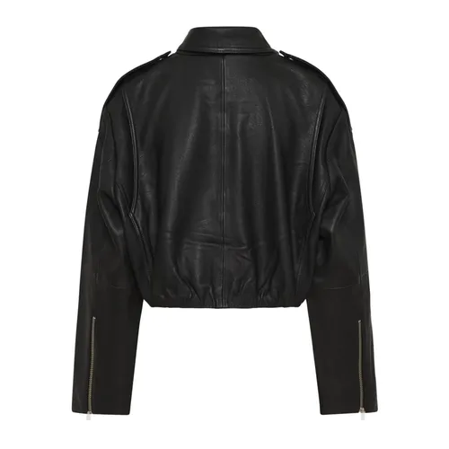 Jackets > Leather Jackets - - Gestuz - Modalova