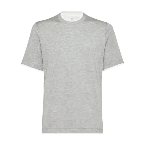 Tops > T-Shirts - - Brunello Cucinelli - Modalova