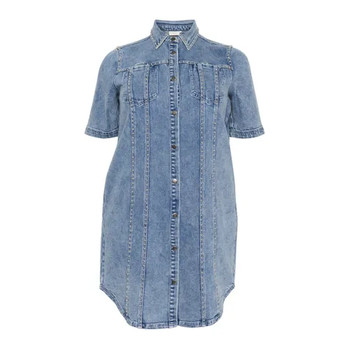 Dresses > Day Dresses > Shirt Dresses - - Kaffe Curve - Modalova