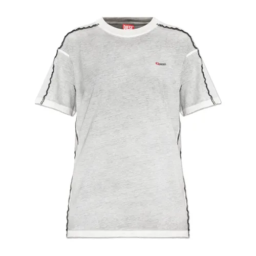 Diesel - Tops > T-Shirts - Gray - Diesel - Modalova