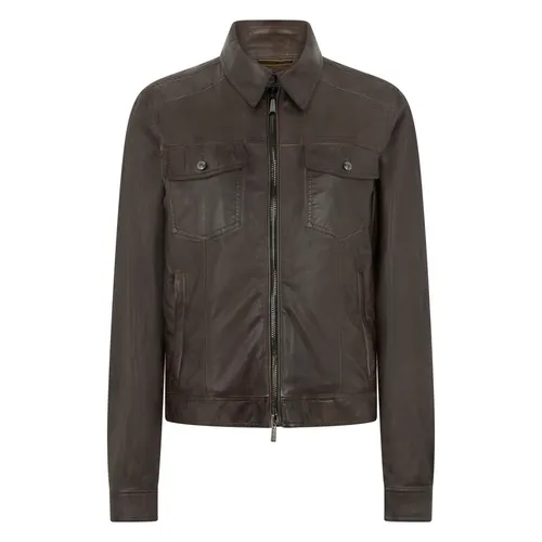 Jackets > Leather Jackets - - Moorer - Modalova
