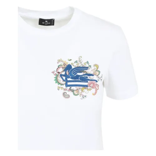 Etro - Tops > T-Shirts - White - Etro - Modalova