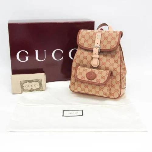 Pre-owned > Pre-owned Bags > Pre-owned Backpacks - - Gucci Vintage - Modalova