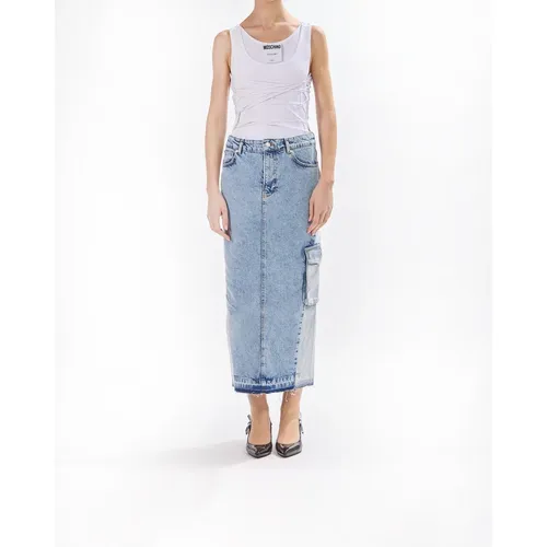 Skirts > Denim Skirts - - Moschino - Modalova