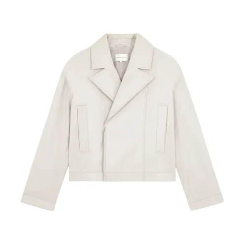 Jackets > Leather Jackets - - Loulou Studio - Modalova