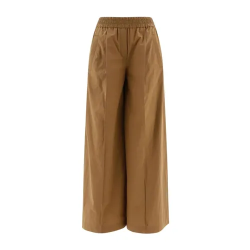 Trousers > Wide Trousers - - Brunello Cucinelli - Modalova