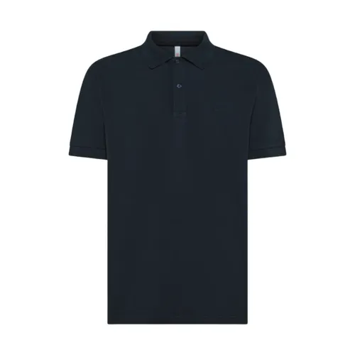 Sun68 - Tops > Polo Shirts - Blue - Sun68 - Modalova