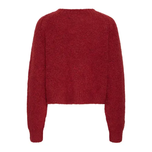 Ichi - Knitwear > Cardigans - Red - Ichi - Modalova
