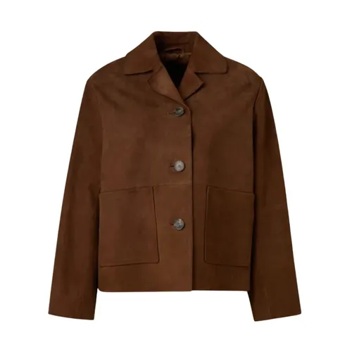 Jackets > Leather Jackets - - Weekend Max Mara - Modalova