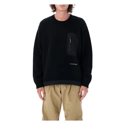 Knitwear > Round-neck Knitwear - - And Wander - Modalova