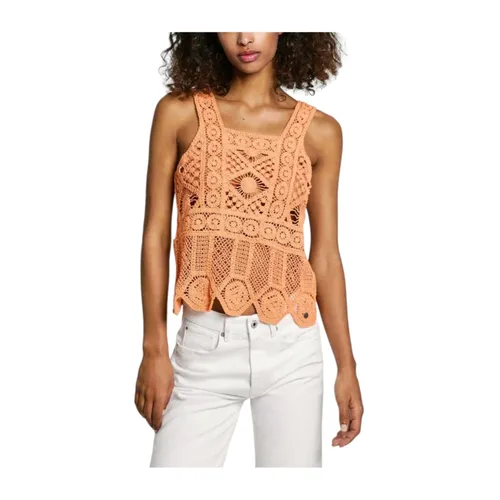 Tops > Sleeveless Tops - - Pepe Jeans - Modalova