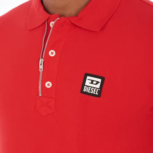 Diesel - Tops > Polo Shirts - Red - Diesel - Modalova