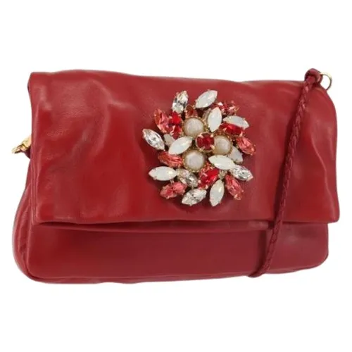 Pre-owned > Pre-owned Bags > Pre-owned Shoulder Bags - - Miu Miu Pre-owned - Modalova