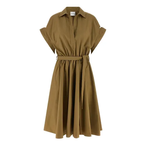 Dresses > Day Dresses > Midi Dresses - - Nude - Modalova