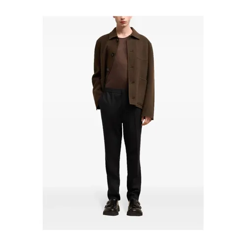 Trousers > Straight Trousers - - Ami Paris - Modalova