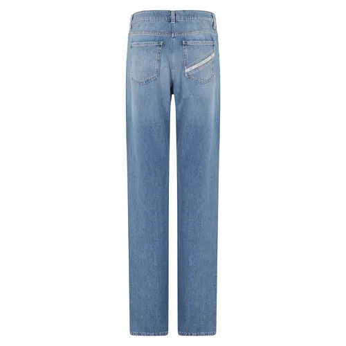 Jeans > Straight Jeans - - Elisabetta Franchi - Modalova