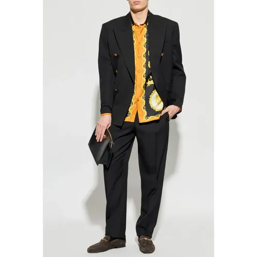 Jackets > Blazers - - Versace - Modalova