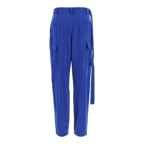 Trousers > Straight Trousers - - Ferragamo - Modalova
