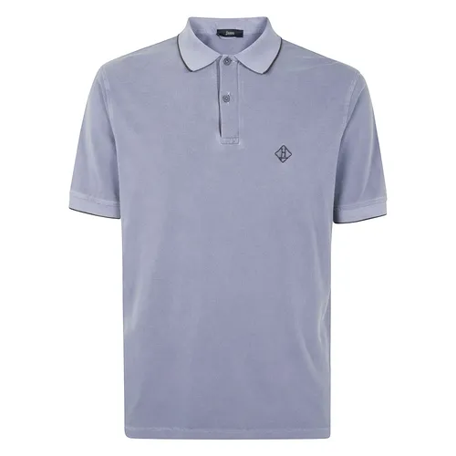 Herno - Tops > Polo Shirts - Blue - Herno - Modalova