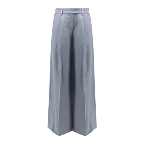 Trousers > Wide Trousers - - Brunello Cucinelli - Modalova