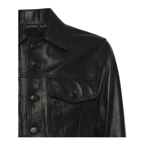 Jackets > Leather Jackets - - Giuliano Galiano - Modalova