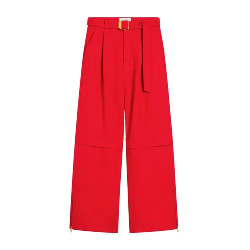 Trousers > Wide Trousers - - Ami Paris - Modalova