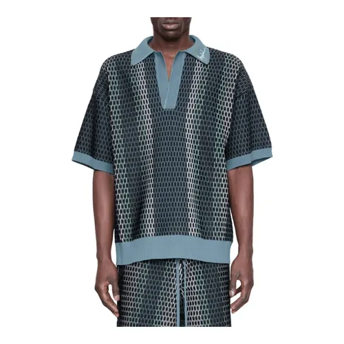 Amiri - Tops > Polo Shirts - Blue - Amiri - Modalova