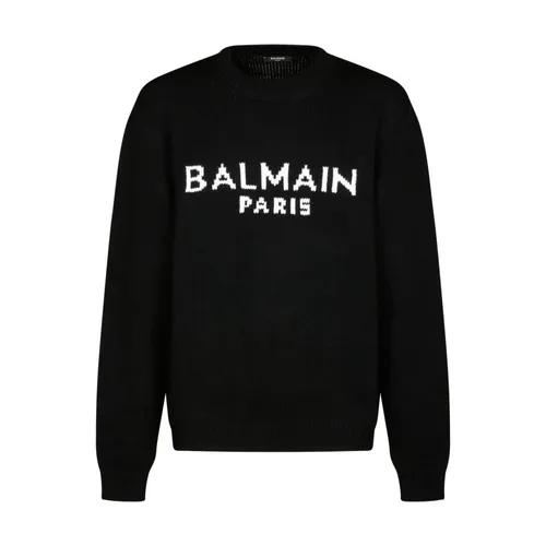 Knitwear > Round-neck Knitwear - - Balmain - Modalova