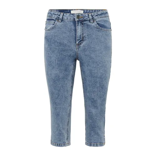 Jeans > Cropped Jeans - - Kaffe - Modalova