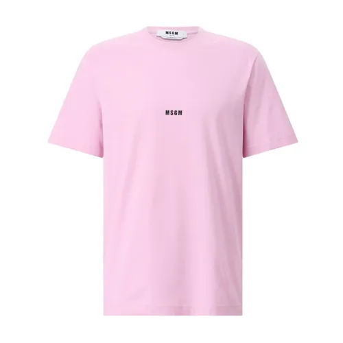 Msgm - Tops > T-Shirts - Pink - Msgm - Modalova