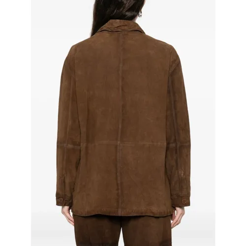 Jackets > Leather Jackets - - P.a.r.o.s.h. - Modalova