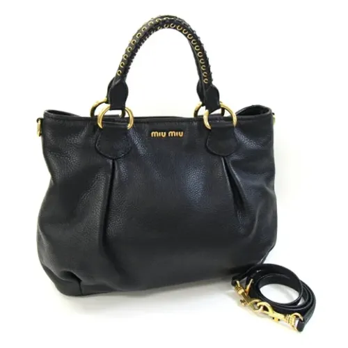 Pre-owned > Pre-owned Bags > Pre-owned Tote Bags - - Miu Miu Pre-owned - Modalova