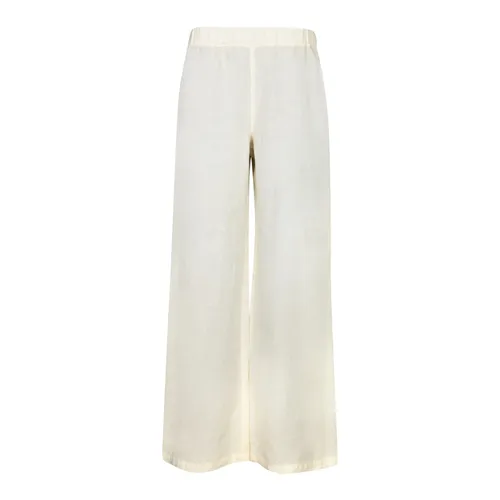 Trousers > Wide Trousers - - 120% Lino - Modalova
