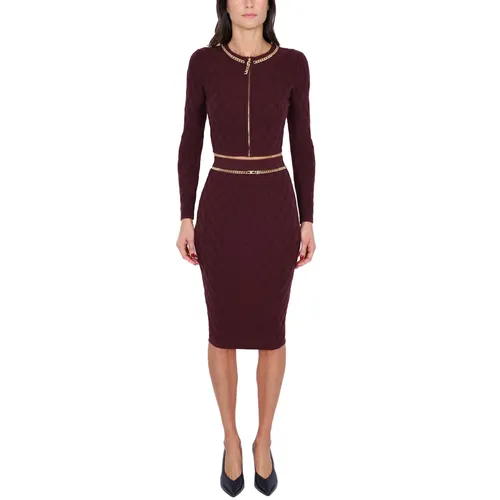 Knitwear > Cardigans - - Elisabetta Franchi - Modalova